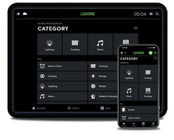 Home Control Panel through App