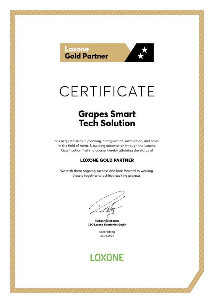 Gold Certificate page 0001 | Grapes Smart Tech