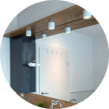 Bathroom Functional Lighting | Grapes Smart Tech