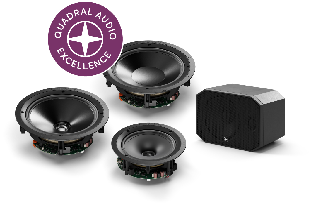 Our Master Client Speakers Audio Excellence by Quadral | Grapes Smart Tech