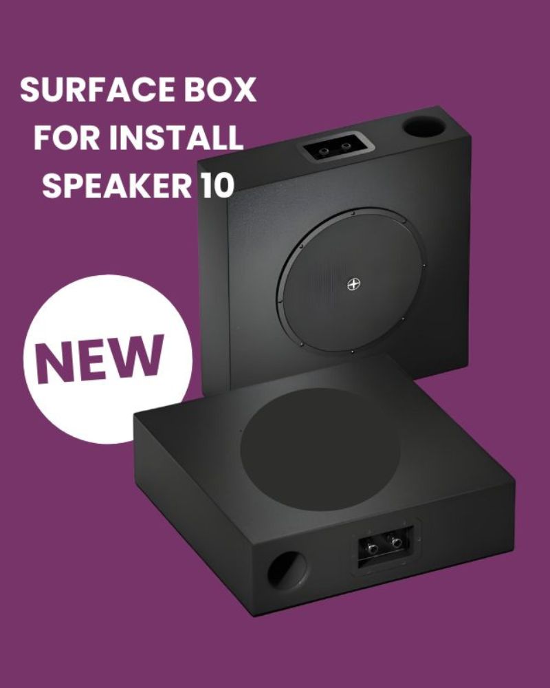 Surface-Mounted White Speakers for Seamless Integration