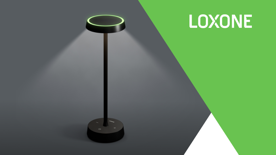 The Loxone Table Lamp Air | Grapes Smart Tech