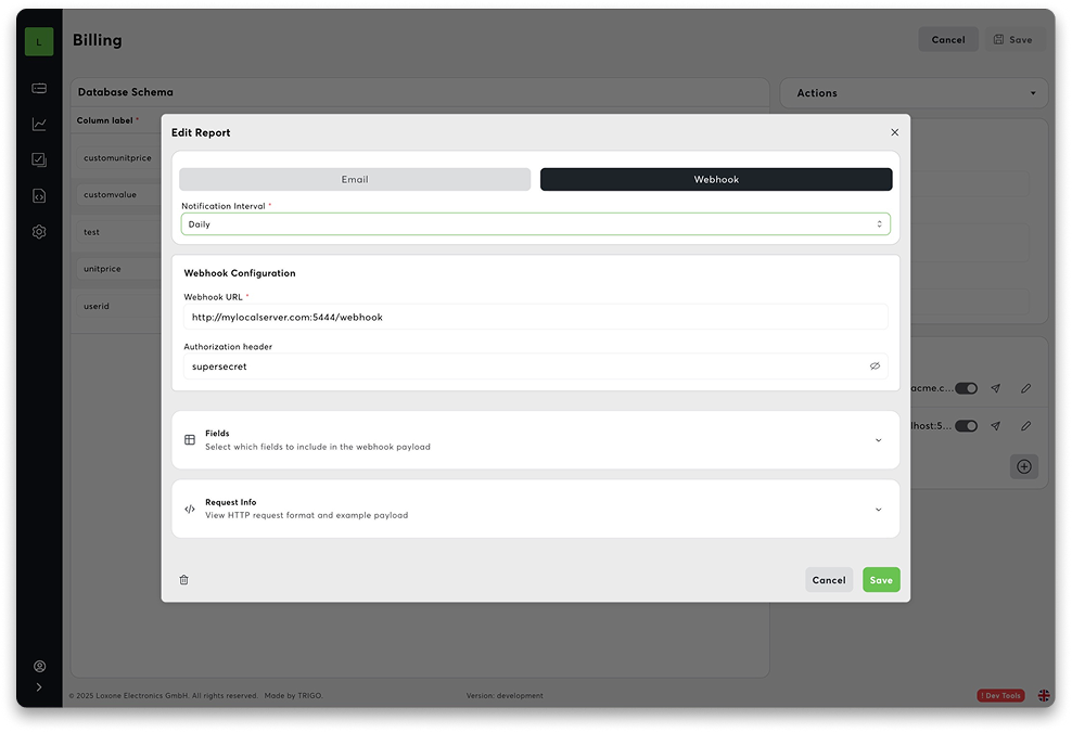 NEW: Config & App 16.0 18 Flexible Automated Reports via Webhook or Email
