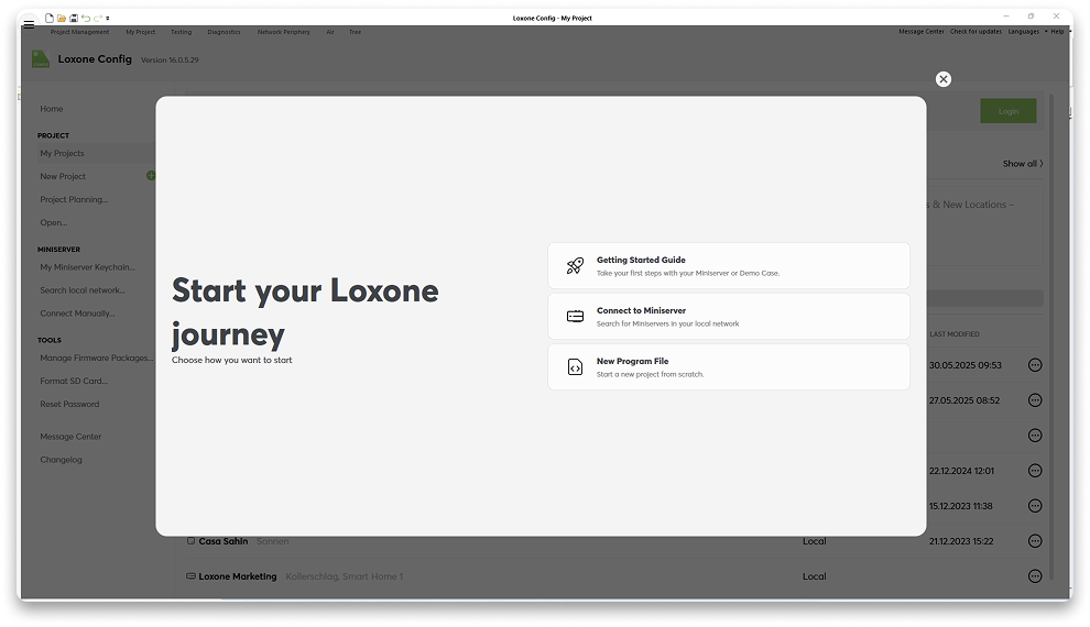 NEW: Config & App 16.0 7 Getting Started Wizard