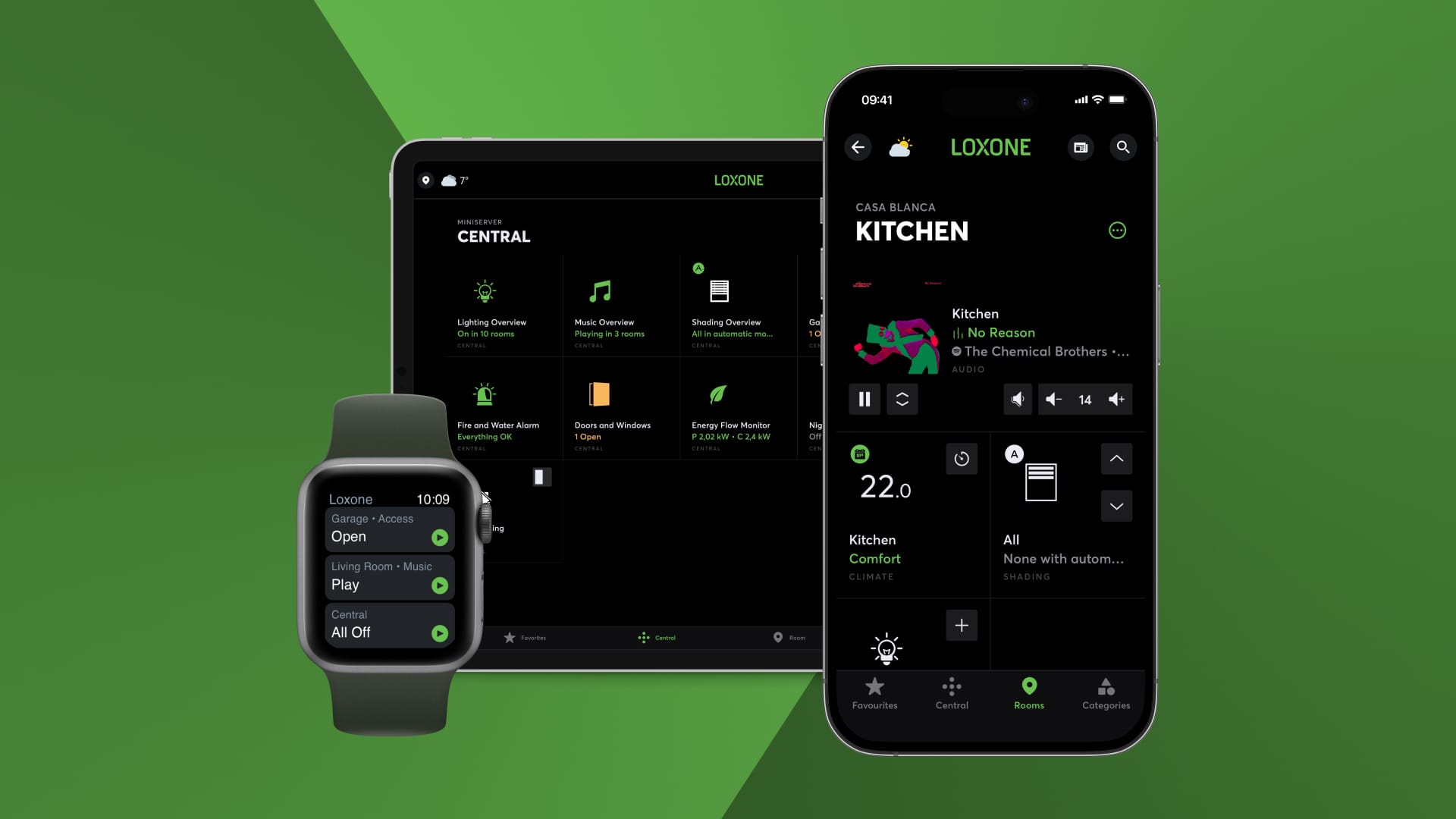 Loxone App intelligent building automation